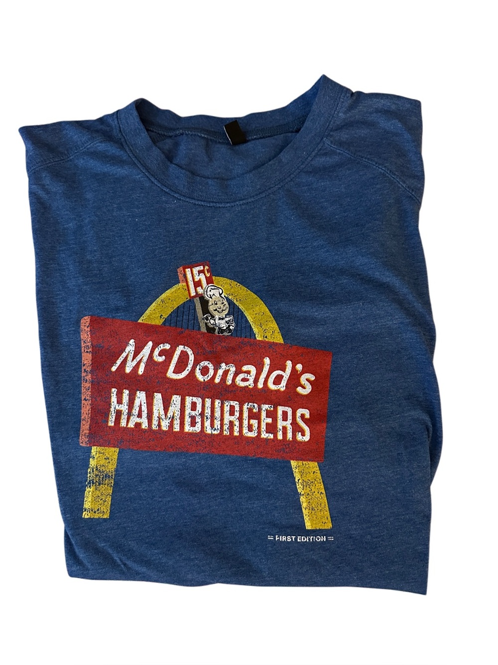 McDonald’s Hamburgers First Edition Graphic Tee Size Medium BNWOT